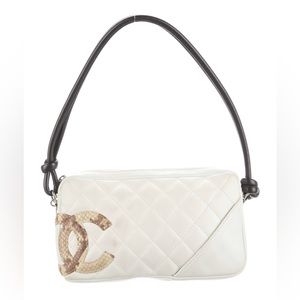 Chanel Vintage Python Ligne Pochette